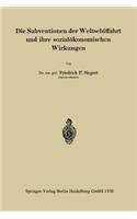 Subventionen Der Weltschiffahrt Und Ihre Sozialökonomischen Wirkungen