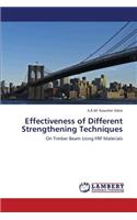 Effectiveness of Different Strengthening Techniques