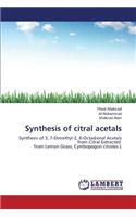 Synthesis of citral acetals