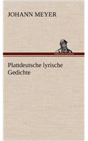 Plattdeutsche Lyrische Gedichte