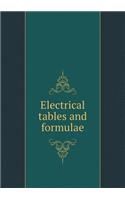 Electrical Tables and Formulae