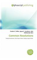 Common Resolutions: (English)
