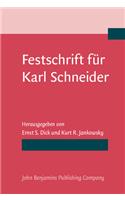 Festschrift für Karl Schneider