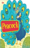 Cutout Animals Board Book: Peacock