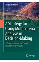 Strategy for Using Multicriteria Analysis in Decision-Making