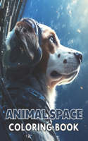 Animal Space Coloring Book: Stress Relief and Creativity Coloring Pages for All Fans