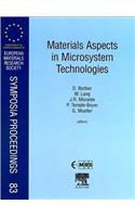 Materials Aspects in Microsystem Technologies