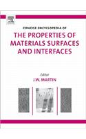Concise Encyclopedia of the Properties of Materials Surfaces and Interfaces