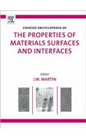 The Concise Encyclopedia of the Properties of Materials Surfaces and Interfaces