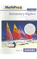 Elementary Algebra for College Students: Early Graphing