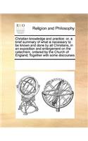 Christian Knowledge and Practice: (English)