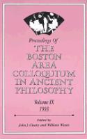 Proceedings of the Boston Area Colloquium in Ancient Philosophy