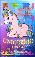 Unicornio Libro de Actividades para Niños de 4 a 8 años
