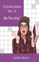 CynAcrostics Volume 3