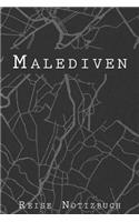 Malediven Reise Notizbuch