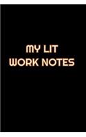 My Lit Work Notes