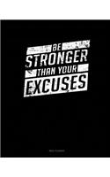 Be Stronger Than Your Excuses: Meal Planner(4 Meal Planner)