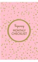 Pregnancy Monthly Checklist