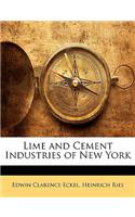 Lime and Cement Industries of New York: (English)