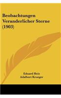 Beobachtungen Veranderlicher Sterne (1903)