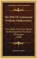 The Pith of Astronomy Without Mathematics