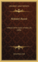McKinley's Record