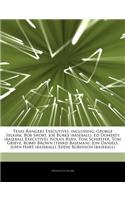 Articles on Texas Rangers Executives, Including