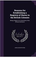 Reasons for Establishing a Registry of Slaves in the British Colonies