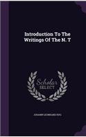 Introduction to the Writings of the N. T
