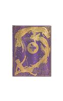 Violet Fairy Ultra Unlined Hardcover Journal (Elastic Band Closure)
