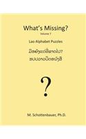 What's Missing?: Lao Alphabet Puzzles