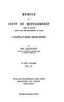 Memoir of Count de Montalembert, a chapter of recent French history - Vol. II: (English)