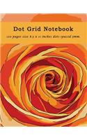 Dot Grid Notebook 120 Pages Size 8.5 X 11 Inches Dots Spaced 5mm.