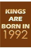 Kings Are Born In 1992 Notebook