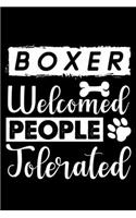Sorry I Can't I Have Plans With My Boxer: Cute Boxer Lined journal Notebook, Great Accessories & Gift Idea for Boxer Lover.Lined journal Notebook With An Inspirational Quote.