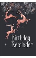 Birthday Reminder Notebook