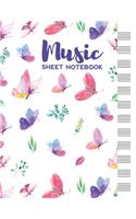 Music Sheet Notebook