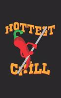 Hottest chill: 6x9 Chili Pepper - lined - ruled paper - notebook - notes