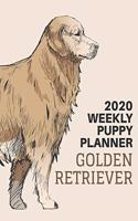 2020 Puppy Planner: Golden Retriever Dog Lover Gift Weekly Planner, Year At A Glance And Vertical Dated Pages With To-Do List and More.