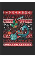 Ugly Christmas Sweater - Biology: Graph Paper Journal (6" X 9" - 120 Pages/ 5 Squares per inch) - Ugly Christmas Gift and Holiday Planner For Women, Men, Teens And Kids