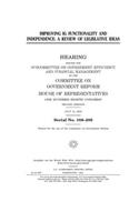 Improving IG functionality and independence: a review of legislative ideas