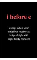 i before e