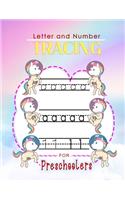 Letter and Number Tracing For Preschoolers