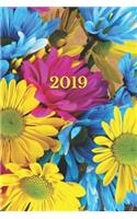 2019: Calendar/Planner/Appointment Book: 1 Week on 2 Pages, Format 6 X 9 (15.24 X 22.86 CM), Cover Flowers(4 Calendar/Planner/Appointment Book)