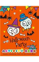 Halloween Party Activity Book for Kids