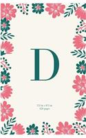 Monogram Letter D Journal