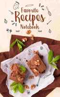 Favorite Recipes Notebook