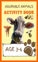 Adorable Animals Activity Book Volume 2