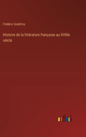 Histoire de la littérature française au XVIIIe siècle