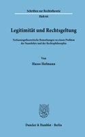 Legitimitat Und Rechtsgeltung